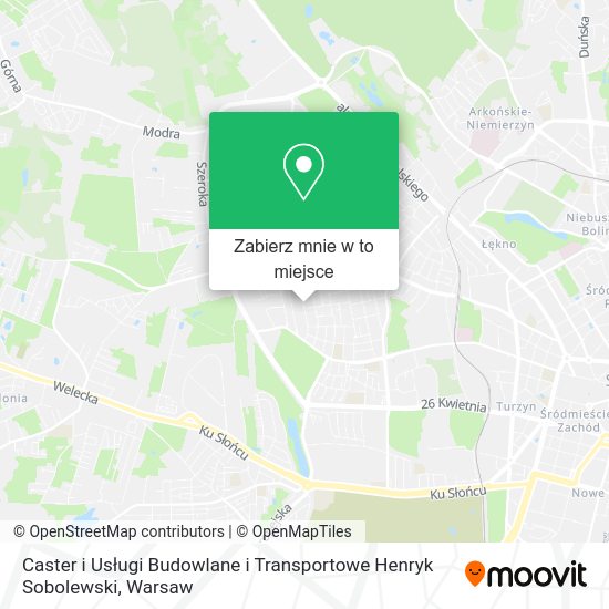 Mapa Caster i Usługi Budowlane i Transportowe Henryk Sobolewski