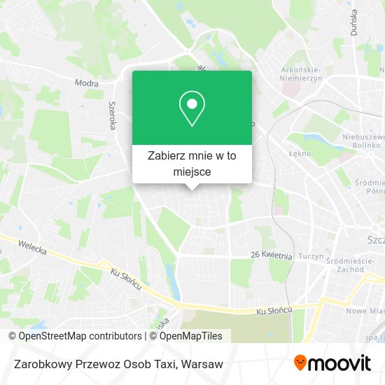 Mapa Zarobkowy Przewoz Osob Taxi