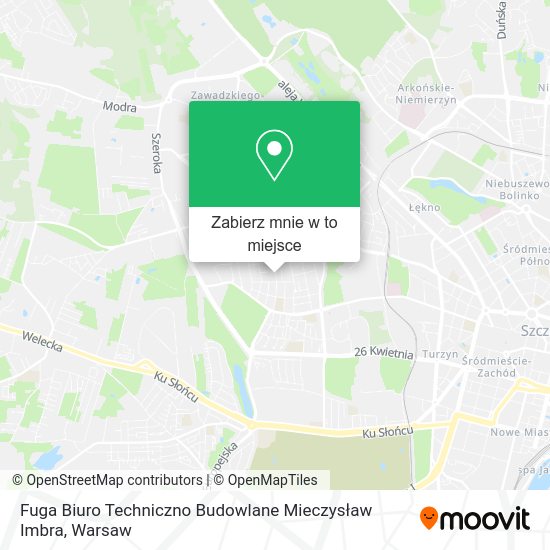 Mapa Fuga Biuro Techniczno Budowlane Mieczysław Imbra