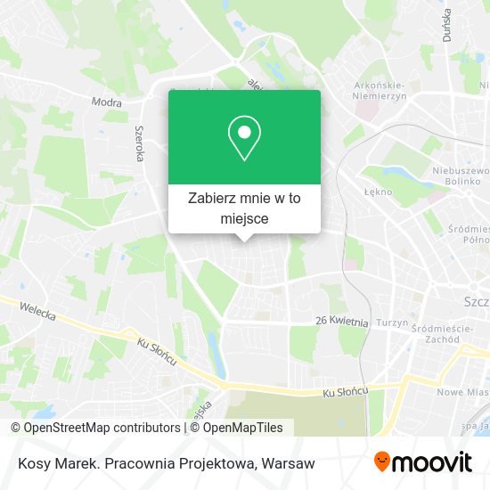 Mapa Kosy Marek. Pracownia Projektowa