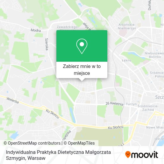 Mapa Indywidualna Praktyka Dietetyczna Małgorzata Szmygin