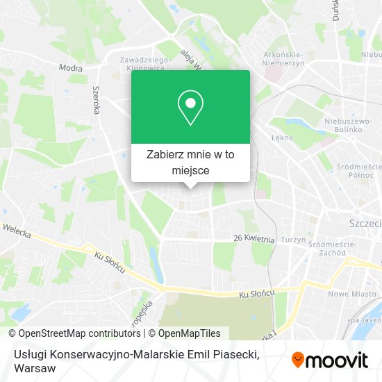 Mapa Usługi Konserwacyjno-Malarskie Emil Piasecki