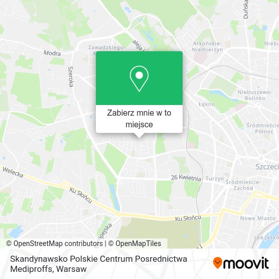 Mapa Skandynawsko Polskie Centrum Posrednictwa Mediproffs