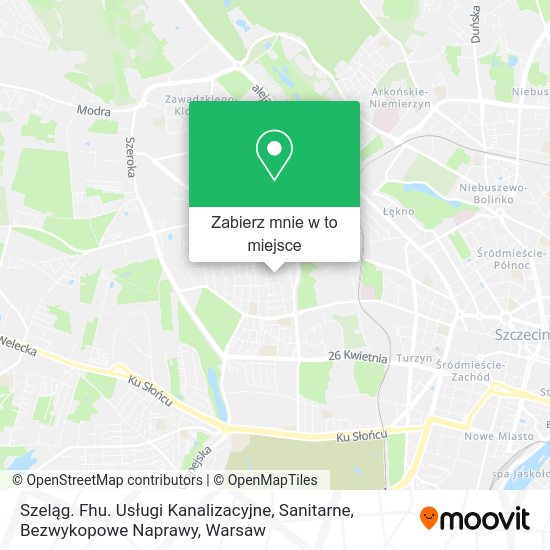 Mapa Szeląg. Fhu. Usługi Kanalizacyjne, Sanitarne, Bezwykopowe Naprawy