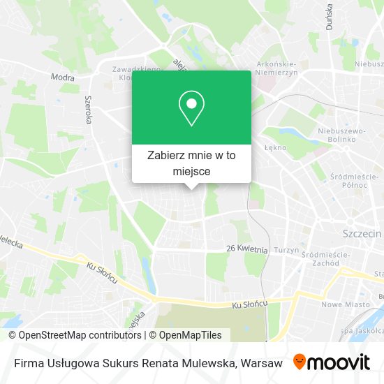 Mapa Firma Usługowa Sukurs Renata Mulewska