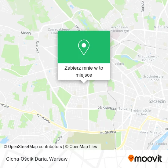 Mapa Cicha-Ościk Daria