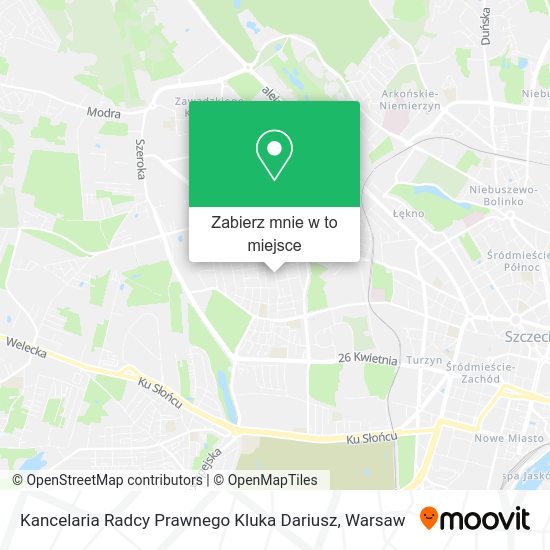 Mapa Kancelaria Radcy Prawnego Kluka Dariusz