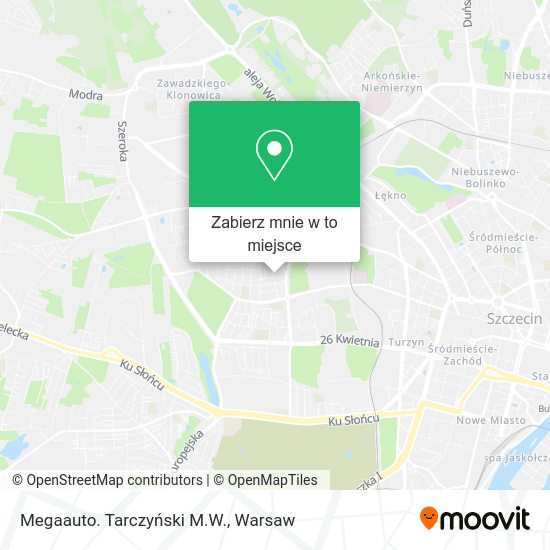 Mapa Megaauto. Tarczyński M.W.