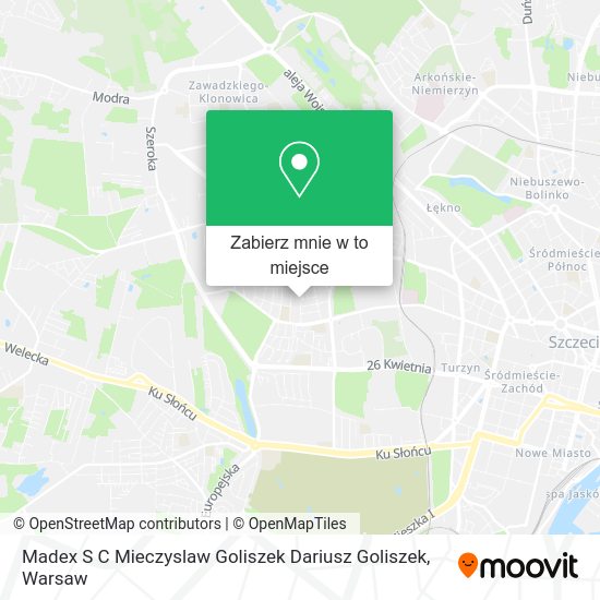 Mapa Madex S C Mieczyslaw Goliszek Dariusz Goliszek