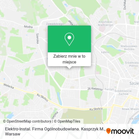 Mapa Elektro-Instal. Firma Ogólnobudowlana. Kasprzyk M.