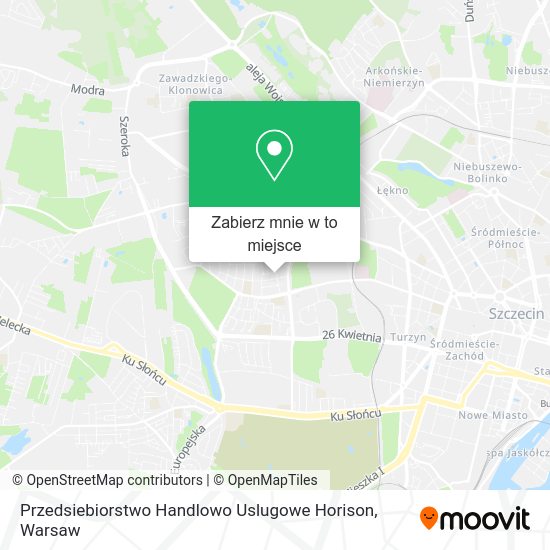 Mapa Przedsiebiorstwo Handlowo Uslugowe Horison