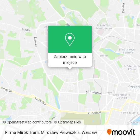 Mapa Firma Mirek Trans Miroslaw Piewiszkis