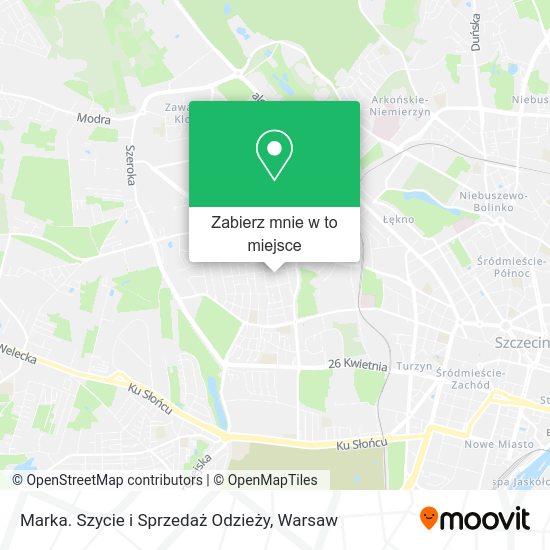 Mapa Marka. Szycie i Sprzedaż Odzieży