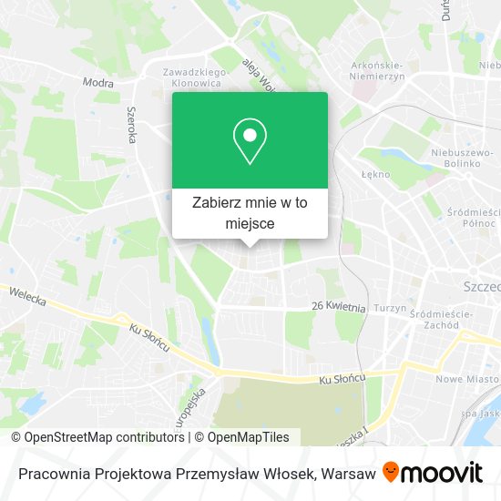 Mapa Pracownia Projektowa Przemysław Włosek