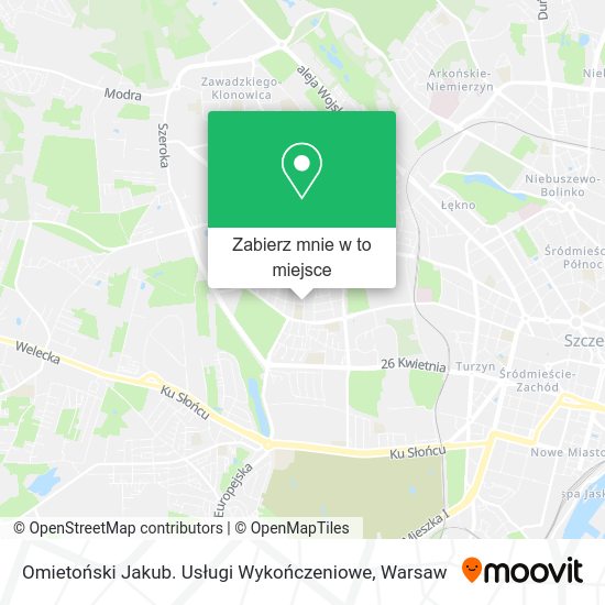 Mapa Omietoński Jakub. Usługi Wykończeniowe