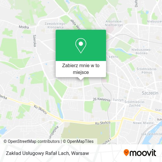 Mapa Zakład Usługowy Rafał Lach