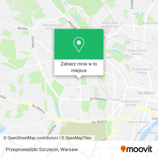 Mapa Przeprowadzki Szczecin