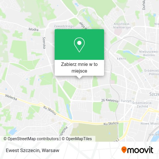 Mapa Ewest Szczecin