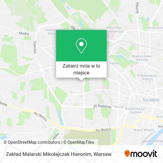 Mapa Zakład Malarski Mikołajczak Hieronim