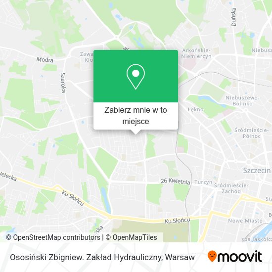 Mapa Ososiński Zbigniew. Zakład Hydrauliczny