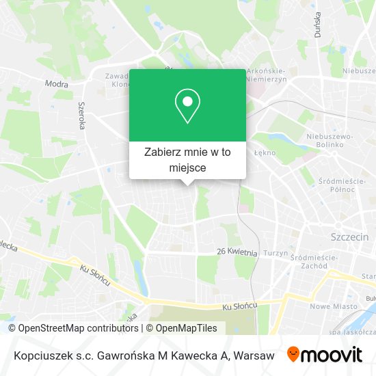 Mapa Kopciuszek s.c. Gawrońska M Kawecka A