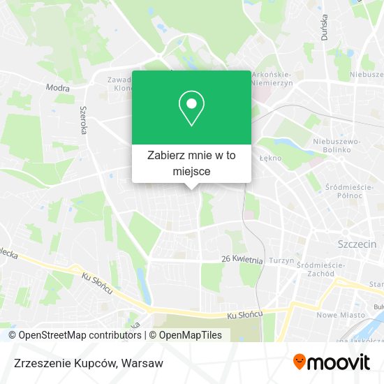 Mapa Zrzeszenie Kupców