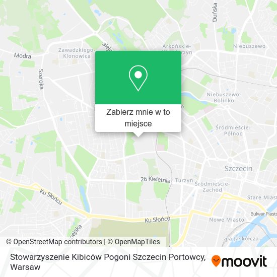 Mapa Stowarzyszenie Kibiców Pogoni Szczecin Portowcy