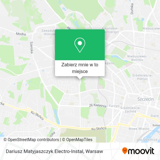 Mapa Dariusz Matyjaszczyk Electro-Instal