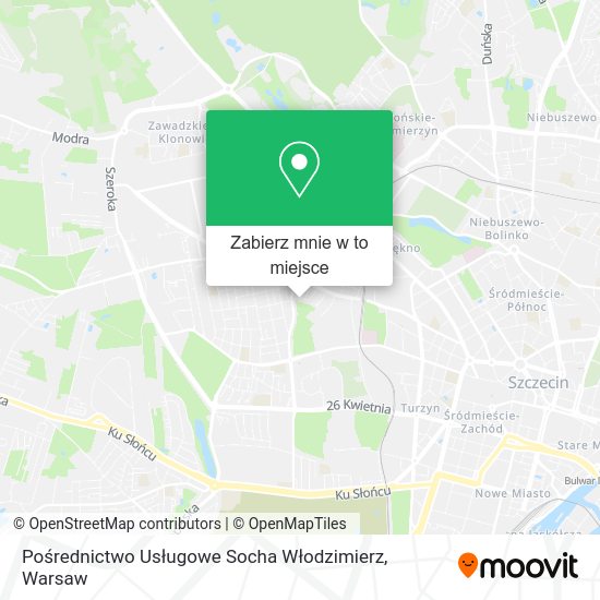 Mapa Pośrednictwo Usługowe Socha Włodzimierz