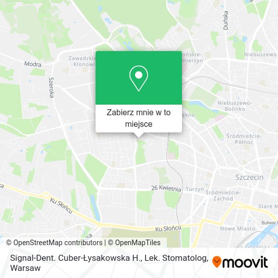 Mapa Signal-Dent. Cuber-Łysakowska H., Lek. Stomatolog