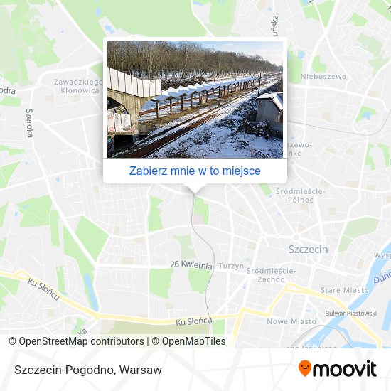 Mapa Szczecin-Pogodno