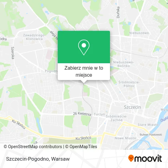 Mapa Szczecin-Pogodno