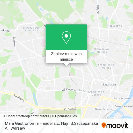 Mapa Mała Gastronomia Handel s.c. Hajn S.Szczepańska A.