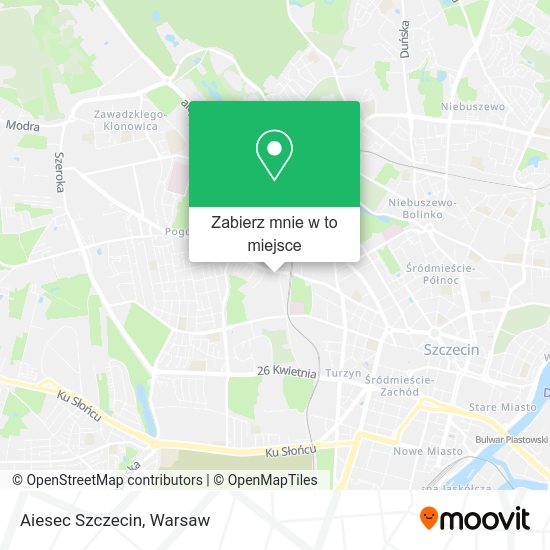 Mapa Aiesec Szczecin