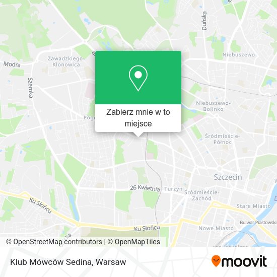 Mapa Klub Mówców Sedina