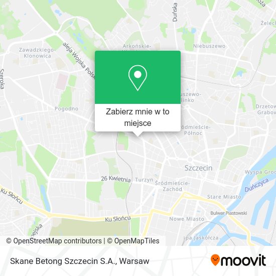 Mapa Skane Betong Szczecin S.A.