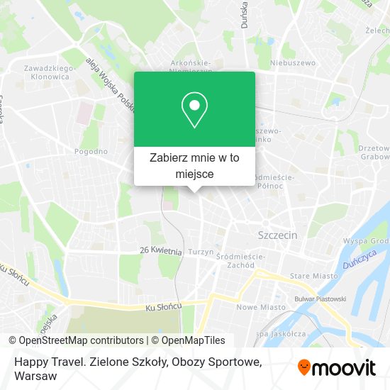 Mapa Happy Travel. Zielone Szkoły, Obozy Sportowe