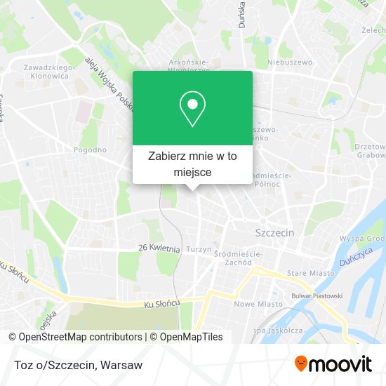 Mapa Toz o/Szczecin