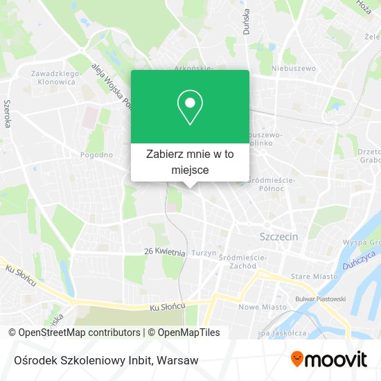 Mapa Ośrodek Szkoleniowy Inbit