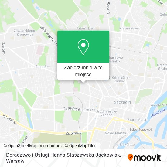 Mapa Doradztwo i Usługi Hanna Staszewska-Jackowiak