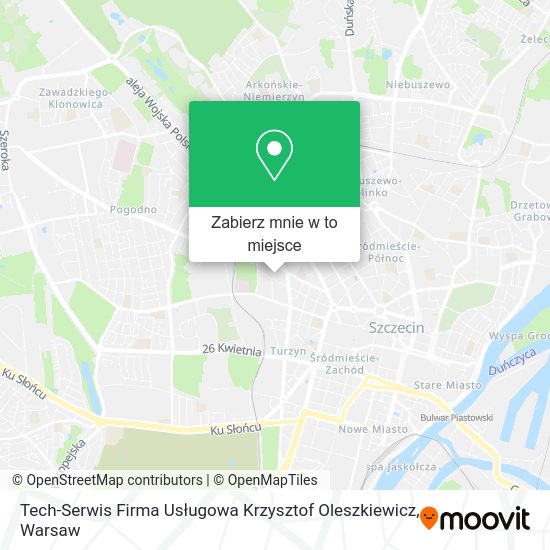 Mapa Tech-Serwis Firma Usługowa Krzysztof Oleszkiewicz