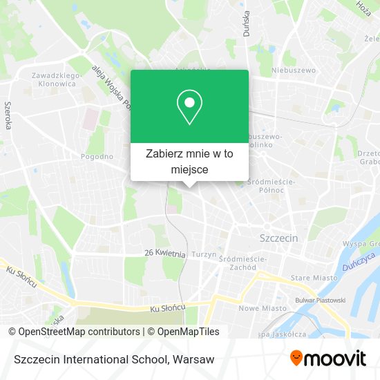 Mapa Szczecin International School