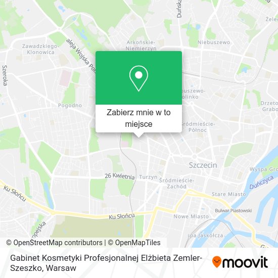 Mapa Gabinet Kosmetyki Profesjonalnej Elżbieta Zemler-Szeszko