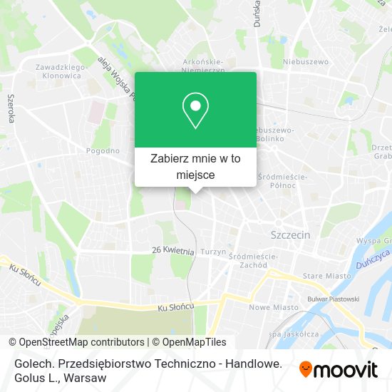 Mapa Golech. Przedsiębiorstwo Techniczno - Handlowe. Golus L.