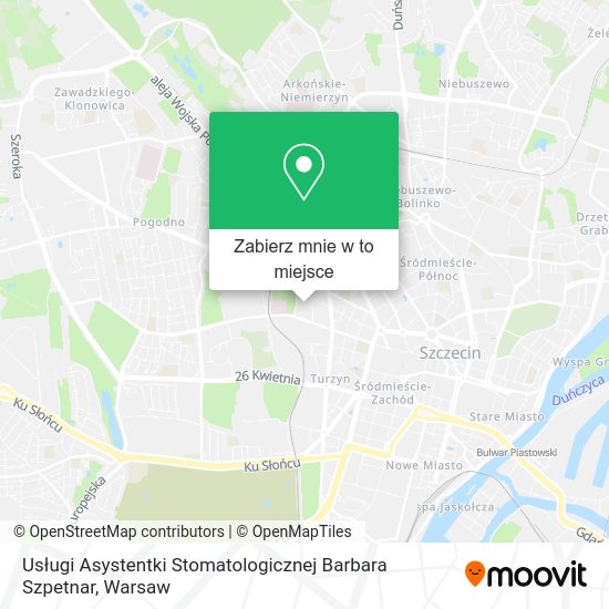 Mapa Usługi Asystentki Stomatologicznej Barbara Szpetnar