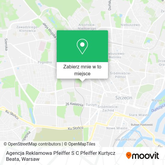 Mapa Agencja Reklamowa Pfeiffer S C Pfeiffer Kurtycz Beata