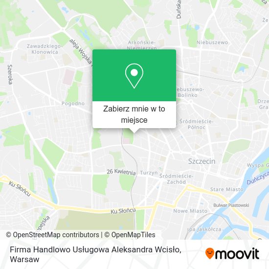 Mapa Firma Handlowo Usługowa Aleksandra Wcisło