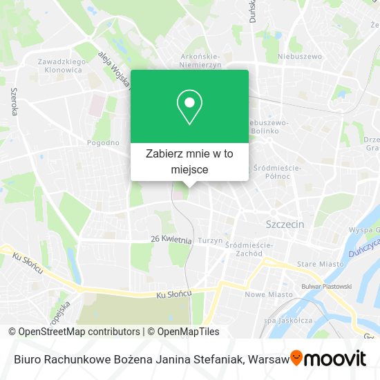 Mapa Biuro Rachunkowe Bożena Janina Stefaniak