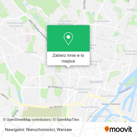 Mapa Nawigator. Nieruchomości