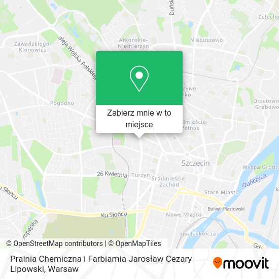 Mapa Pralnia Chemiczna i Farbiarnia Jarosław Cezary Lipowski